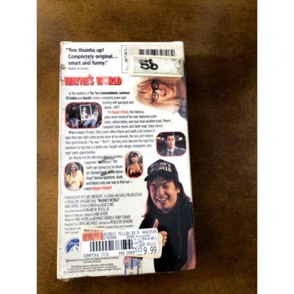 Wayne's World VHS - Brand New Factory Sealed - Paramount Comedy Movie Party Time - Picture 2 of 2